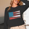 Baseball American Flag Patriotic USA Pride Unisex Long Sleeve T-Shirt Baseball American Flag Patriotic USA Pride Unisex Long Sleeve T-Shirt
