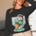 Baseball Boys Ice Cream Drip Baseball Boys Youth Mint Choco Unisex Long Sleeve T-Shirt