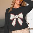 Baseball Coquette Bow Cute Baseball Game Unisex Long Sleeve T-Shirt