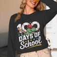 Baseball Dinosaur 100 Days Of School Kids Theme Unisex Long Sleeve T-Shirt