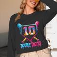 Baseball Drip 10th Birthday Boy Double Digits Ice Cream Drip Unisex Long Sleeve T-Shirt Baseball Drip 10th Birthday Boy Double Digits Ice Cream Drip Unisex Long Sleeve T-Shirt