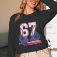 Baseball Drip 67 Meme Six Seven 6-7 Gen Alpha Slang Unisex Long Sleeve T-Shirt Baseball Drip 67 Meme Six Seven 6-7 Gen Alpha Slang Unisex Long Sleeve T-Shirt