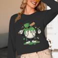 Baseball Drip Ice Cream Boys Kids Shamrock St Patricks Day Unisex Long Sleeve T-Shirt Baseball Drip Ice Cream Boys Kids Shamrock St Patricks Day Unisex Long Sleeve T-Shirt