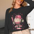 Baseball Drip Ice Cream Breast Cancer Awareness Boys & Girls Unisex Long Sleeve T-Shirt Baseball Drip Ice Cream Breast Cancer Awareness Boys & Girls Unisex Long Sleeve T-Shirt