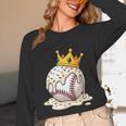 Baseball Drip Ice Cream Crown Melt Graphic Unisex Long Sleeve T-Shirt Baseball Drip Ice Cream Crown Melt Graphic Unisex Long Sleeve T-Shirt