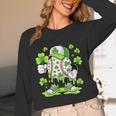 Baseball Drip Ice Cream Shamrock Irish St Patricks Men Unisex Long Sleeve T-Shirt Baseball Drip Ice Cream Shamrock Irish St Patricks Men Unisex Long Sleeve T-Shirt