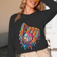 Baseball Drip Ice Cream Sprinkles Baseball Glove For Boys Unisex Long Sleeve T-Shirt