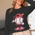 Baseball Drip Icecream Boy Kids Valentine Unisex Long Sleeve T-Shirt