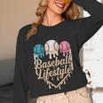 Baseball Drip Icecream Unisex Long Sleeve T-Shirt