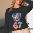 Baseball Drip Number 67 Player 67th Birthday Ice Cream 67 Unisex Long Sleeve T-Shirt Baseball Drip Number 67 Player 67th Birthday Ice Cream 67 Unisex Long Sleeve T-Shirt