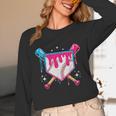 Baseball Drip Purple Glove Respect The Drip Youth Boys Girls Unisex Long Sleeve T-Shirt