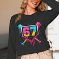 Baseball Ice Cream Drip 67 Meme Six Seven 67th Birthday Unisex Long Sleeve T-Shirt Baseball Ice Cream Drip 67 Meme Six Seven 67th Birthday Unisex Long Sleeve T-Shirt