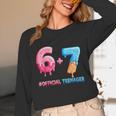 Baseball Ice Cream Drip 67 Official Teenager 13th Birthday Unisex Long Sleeve T-Shirt