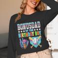 Baseball Ice Cream Drip Bonus Dad Of The Birthday Boy Unisex Long Sleeve T-Shirt