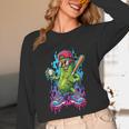 Baseball Ice Cream Drip Boys And Girls Batter Game Day Unisex Long Sleeve T-Shirt