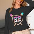 Baseball Ice Cream Drip Number 22 Player 22nd Birthday Unisex Long Sleeve T-Shirt Baseball Ice Cream Drip Number 22 Player 22nd Birthday Unisex Long Sleeve T-Shirt