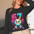 Baseball Ice Cream Drip Number 67 Six Seven Meme 67 Unisex Long Sleeve T-Shirt Baseball Ice Cream Drip Number 67 Six Seven Meme 67 Unisex Long Sleeve T-Shirt