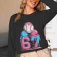 Baseball Ice Cream Drip Six Seven Gen Alpha Meme 67 Unisex Long Sleeve T-Shirt Baseball Ice Cream Drip Six Seven Gen Alpha Meme 67 Unisex Long Sleeve T-Shirt