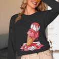 Baseball Ice Cream Drip Youth Strawberry Baseball Red Unisex Long Sleeve T-Shirt Baseball Ice Cream Drip Youth Strawberry Baseball Red Unisex Long Sleeve T-Shirt
