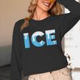 Baseball ICE Ice Cream Drip Baseball Drip Baseball Unisex Long Sleeve T-Shirt