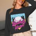 Baseball Life Lifestyle Home Plate Ice Cream Drip Men Boys Unisex Long Sleeve T-Shirt
