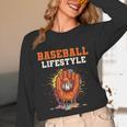 Baseball Lifestyle Ice Cream Drip Baseball Glove Crossed Bat Unisex Long Sleeve T-Shirt Baseball Lifestyle Ice Cream Drip Baseball Glove Crossed Bat Unisex Long Sleeve T-Shirt