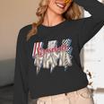 Baseball Mama Lightning Bolt Checkered Varsity Mother's Day Unisex Long Sleeve T-Shirt Baseball Mama Lightning Bolt Checkered Varsity Mother's Day Unisex Long Sleeve T-Shirt
