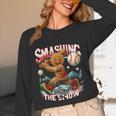 Baseball Player Christmas Gingerbread Smashing Through Snow Unisex Long Sleeve T-Shirt Baseball Player Christmas Gingerbread Smashing Through Snow Unisex Long Sleeve T-Shirt