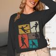 Baseball Player Collage Men Kids Coach Youth Boys Unisex Long Sleeve T-Shirt