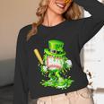 Baseball Player Ice Cream Drip Shamrocks St Patrick's Day Unisex Long Sleeve T-Shirt Baseball Player Ice Cream Drip Shamrocks St Patrick's Day Unisex Long Sleeve T-Shirt