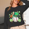 Baseball St Patricks Day Lucky Baseball Player Shamrock Unisex Long Sleeve T-Shirt Baseball St Patricks Day Lucky Baseball Player Shamrock Unisex Long Sleeve T-Shirt