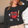 Baseball Valentines Day Heart Boys Sports Love Unisex Long Sleeve T-Shirt Baseball Valentines Day Heart Boys Sports Love Unisex Long Sleeve T-Shirt