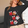 Basketball Baseball Soccer Christmas Ho Ho Ho Santa Xmas Unisex Long Sleeve T-Shirt