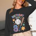 Birthday Boy 8th Birthday Baseball Unisex Long Sleeve T-Shirt Birthday Boy 8th Birthday Baseball Unisex Long Sleeve T-Shirt