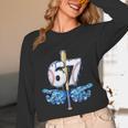 Blue Camo Baseball 67 Six Seven Camo Ice Cream Drip Boy Teen Unisex Long Sleeve T-Shirt Blue Camo Baseball 67 Six Seven Camo Ice Cream Drip Boy Teen Unisex Long Sleeve T-Shirt