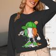 Boys St Patricks Day Kids Baseball Player Ice Cream Drip Unisex Long Sleeve T-Shirt Boys St Patricks Day Kids Baseball Player Ice Cream Drip Unisex Long Sleeve T-Shirt