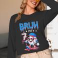 Bruh I'm 7 Baseball Ice Cream Drip It's My 7th Birthday Unisex Long Sleeve T-Shirt Bruh I'm 7 Baseball Ice Cream Drip It's My 7th Birthday Unisex Long Sleeve T-Shirt