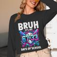 Bruh It's My 67 33 Days Of School Baseball 100 Days Smarter Unisex Long Sleeve T-Shirt Bruh It's My 67 33 Days Of School Baseball 100 Days Smarter Unisex Long Sleeve T-Shirt