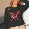 Chocolate 67 Drip Baseball Valentine Love Sports Unisex Long Sleeve T-Shirt Chocolate 67 Drip Baseball Valentine Love Sports Unisex Long Sleeve T-Shirt