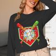 Christmas Baseball Ice Cream Drip Men Women Kids Unisex Long Sleeve T-Shirt Christmas Baseball Ice Cream Drip Men Women Kids Unisex Long Sleeve T-Shirt