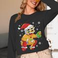 Christmas Gingerbread Man Baseball Player Catcher Unisex Long Sleeve T-Shirt Christmas Gingerbread Man Baseball Player Catcher Unisex Long Sleeve T-Shirt