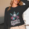 Coffee And Baseball Baseball Player Unisex Long Sleeve T-Shirt