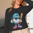 Cool Ice Cream Drip Baseball Drip For Boys Sports Kids Unisex Long Sleeve T-Shirt