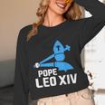 Da Pope Leo XIV Baseball Unisex Long Sleeve T-Shirt Da Pope Leo XIV Baseball Unisex Long Sleeve T-Shirt