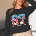 Dabbing Baseball Ice Cream Drip Number 67 Birthday Party Unisex Long Sleeve T-Shirt
