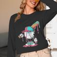 Drip Baseball For Boys Ice Cream Drip Youth Boys Sprinkles Unisex Long Sleeve T-Shirt