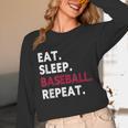 Eat Sleep Baseball Repeat Baseball Player Unisex Long Sleeve T-Shirt Eat Sleep Baseball Repeat Baseball Player Unisex Long Sleeve T-Shirt