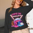 Game Kindergarten Baseball Ice Cream Drip On Back To School Unisex Long Sleeve T-Shirt