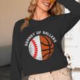 Granny Of Ballers Baseball Basketball Grandma Granny Unisex Long Sleeve T-Shirt Granny Of Ballers Baseball Basketball Grandma Granny Unisex Long Sleeve T-Shirt