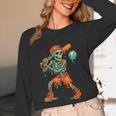 Halloween Baseball Skeleton Ice Cream Drip Baseball Boys Kid Unisex Long Sleeve T-Shirt Halloween Baseball Skeleton Ice Cream Drip Baseball Boys Kid Unisex Long Sleeve T-Shirt